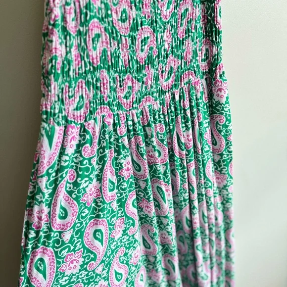 BODEN Peggy Paisley Jersey Maxi Dress Size 10 - Picture 10 of 16